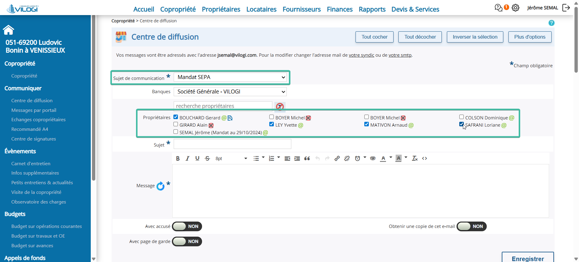 Envoyer le mandat pour signature Tutoriel logiciel immobilier pour syndics et administrateurs de biens